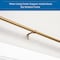 Sun Zero Sun Zero Bronn Industrial 3/4" Room Darkening Curtain Rod, 66-120", Aged Brass SN47076E - alternate 6